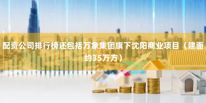 配资公司排行榜还包括万象集团旗下沈阳商业项目（建面约35万方）